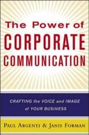 Tapa de The Power of Corporate Communication