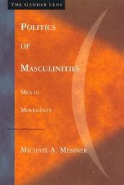 Tapa de Politics of masculinities