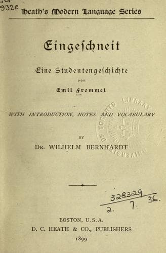 Tapa de Eingeschneit