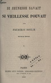 Tapa de Si jeunesse savait, si vieillesse pouvait