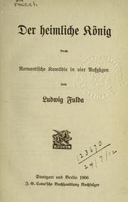 Tapa de Der heimliche König