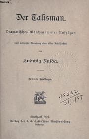 Tapa de Der Talisman