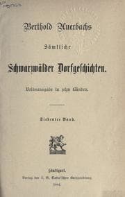 Tapa de Sämtliche schwarzwälder Dorfgeschichten