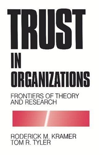 Tapa de Trust in Organizations