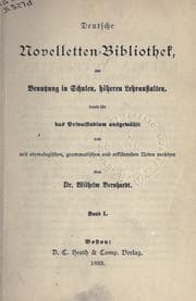 Tapa de Deutsche Novelletten-Bibliothek