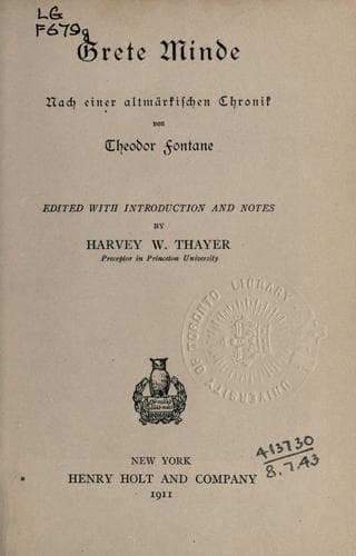 Tapa de Grete Minde