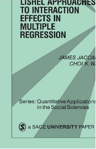 Tapa de LISREL approaches to interaction effects in multiple regression