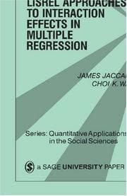 Tapa de LISREL approaches to interaction effects in multiple regression