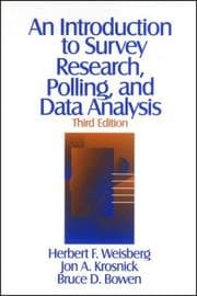 Tapa de An introduction to survey research, polling, and data analysis