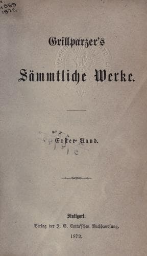 Tapa de Sämtliche Werke.
