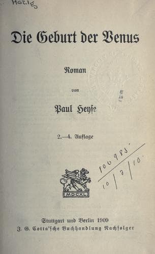 Tapa de Die Geburt der Venus.