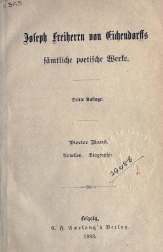Tapa de Sämtliche poetische Werke.