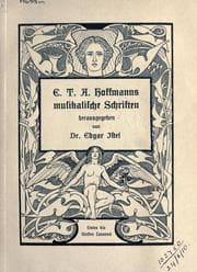 Tapa de Musikalische Schriften