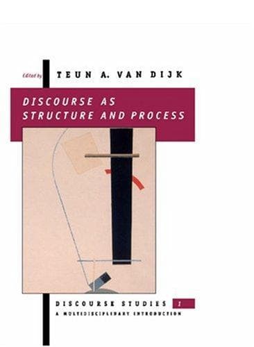 Tapa de Discourse as Structure and Process (Discourse Studies: A Multidisciplinary Introductio)