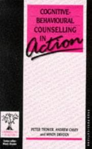 Tapa de Cognitive-behavioural counselling in action