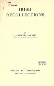 Tapa de Irish recollections