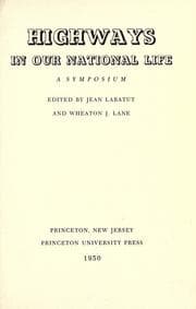 Tapa de Highways in our national life