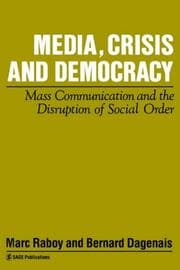 Tapa de Media, Crisis and Democracy Vol. 7