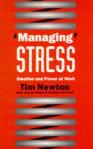 Tapa de Managing stress