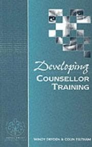 Tapa de Developing counsellor training