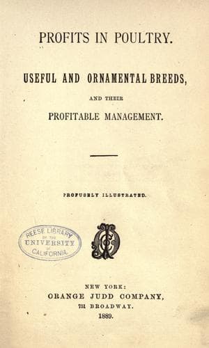 Tapa de Profits in poultry
