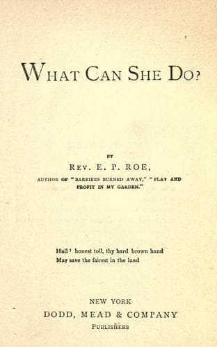 Tapa de What Can She Do