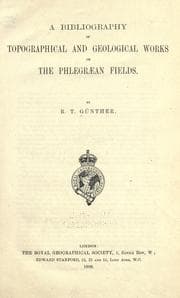 Tapa de A bibliography of topographical and geological works on the Phlegr©œan fields
