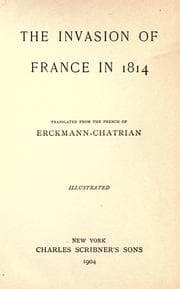 Tapa de The invasion of France in 1814