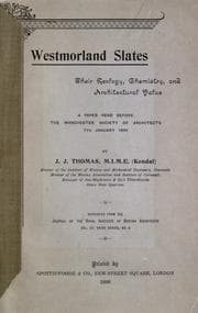 Tapa de Westmorland slates, their geology, chemistry, and architectural value