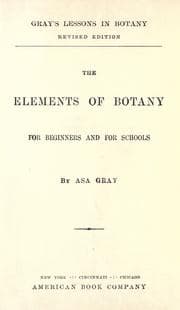 Tapa de Gray's school and field book of botany