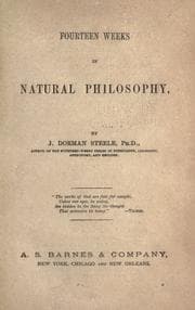 Tapa de Fourteen weeks in natural philosophy