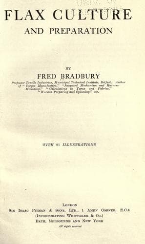 Tapa de Flax culture and preparation