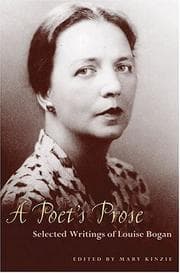 Tapa de A poet's prose