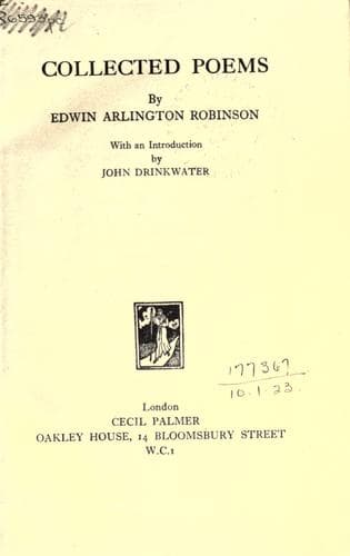Tapa de Collected poems.