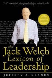 Tapa de The Jack Welch lexicon of leadership