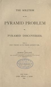 Tapa de The solution of the pyramid problem