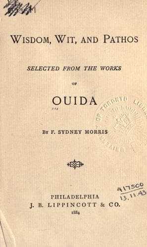 Tapa de Wisdom, wit, and pathos
