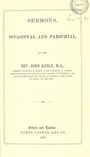 Tapa de Sermons, occasional and parochial