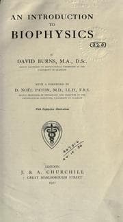 Tapa de An introduction to biophysics