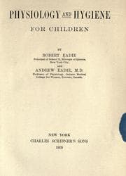 Tapa de Physiology and hygiene for children