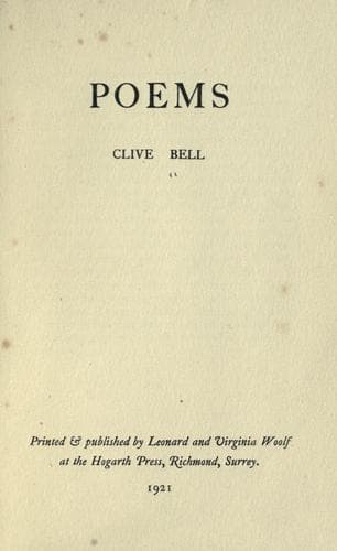Tapa de Poems