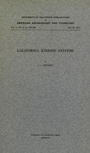 Tapa de California kinship systems