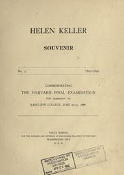 Tapa de Helen Keller souvenir, no. 2, 1892-1899