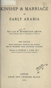 Tapa de Kinship & Marriage in Early Arabia