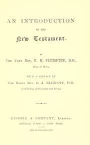Tapa de An introduction to the New Testament