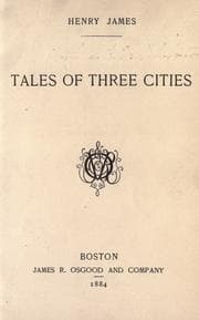 Tapa de Tales of three cities