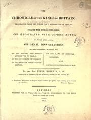 Tapa de The Chronicle of the kings of Britain