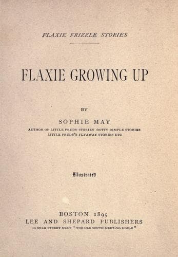 Tapa de Flaxie growing up