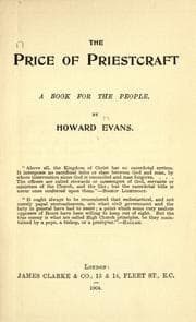 Tapa de The price of priestcraft