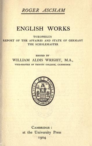 Tapa de English works
